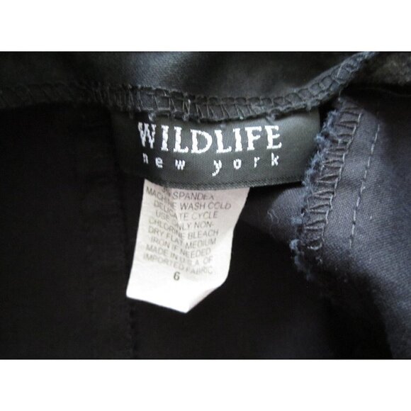 Women Wildlife New York Embroidered Pink Flamingos Skirt Sz 6 (Made in USA) WK16 - Picture 2 of 9